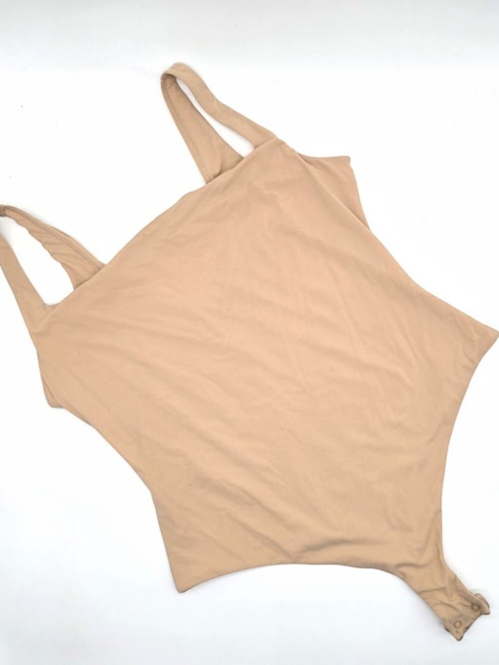 SKIMS Fits Everybody Bodysuit XL Clay Square Neck - Picture 3 of 10